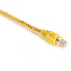 Black  Box EVNSL84-0050 CAT5E 350-MHZ PATCH CABLE SNAGLESS  YELLOW 50FT