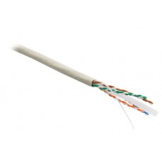 Hyperline UTP4-C6-SOLID-GY , Category 6, 250 MHz, Solid,  PVC