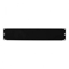 INS FB3525A-2 2U Filler Panel  19"  x 10" Deep x 2U (3.5") Black Solid 