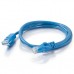 INS Cables to Go - 31341  5ft Cat6 550 MHz Snagless Patch Cable - Blue