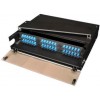 Multilink 045-083-10 2 RMU Fiber Distribution Box 6 Panel Pull Shelf  Black FRM-2RU-6X-TS-S 