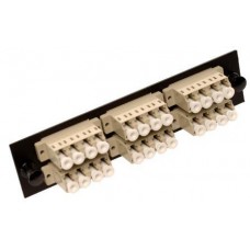 Multilink 065-225-10 MLCQ-24-MM-C-BLK  24 Fiber LC/UPC Quad MM Black (OM1 and OM2)