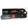 BAFO PFM05-B 6 OUTLET POWER STRIP SURGE SUPPRESSOR  WITH 3 FT CORD BLACK