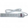 BAFO PFM05 6 OUTLET POWER STRIP SURGE SUPPRESSOR  WITH 3 FT CORD
