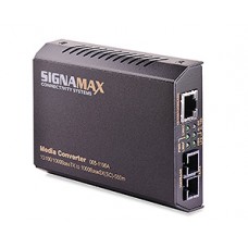 Signanax 065-1197 1000BaseT to 1000BaseLX Media Converter, SC Singlemode, 10 km Span