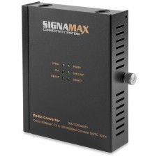Signamax 065-1620OAM20 10/100/1000BT/TX to 1000BSX or FX/BX OAM Media Converter 20 km.