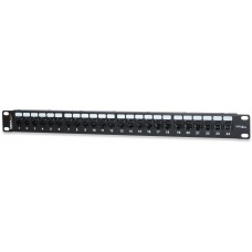 Signamax 24458-C6A 24-Port Category 6A 10G Patch Panel, T568A/B, 1.75"H