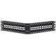 Signamax 48458A-C6C 48-Port Category 6 Angled Patch Panel, T568A/B, 3.50”H