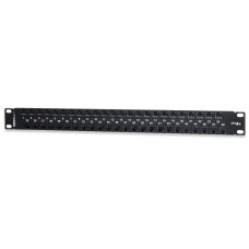 Signamax 48458HD-C6A 48-Port Category 6A 10G High-Density Patch Panel, T568A/B, 1.75"H