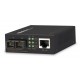 Signamax 065-1052SM 10/100BaseT/TX to 100BaseFX PoE (PD) Media Converter, SC Singlemode, 15 km Span
