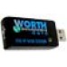 Worth Data LZ365-USB Bar Code Laser Scanner - USB Keyboard 